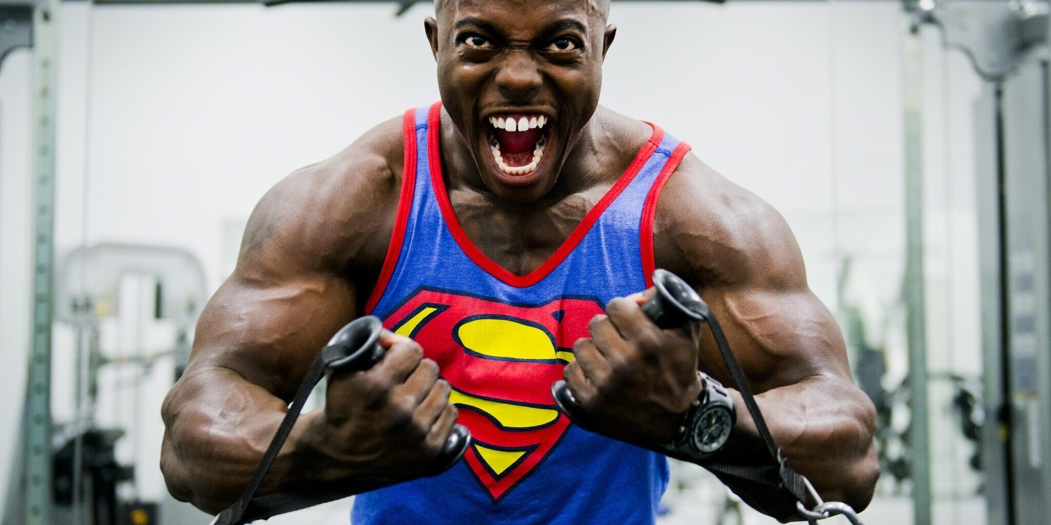 Man die zijn doel behaald met creatine