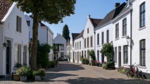 centrum straatjes van stad Thorn